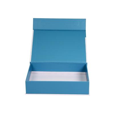 China Recycled Materials Custom Luxury Gift Packaging Rigid Paper Recycled Cardboard Magnetic Boxes Custom Book Box Gift Box Packaging Custom Logo for sale