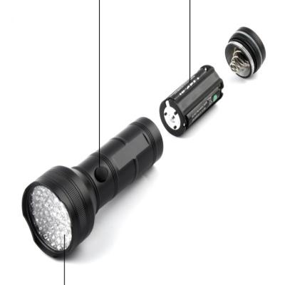 China 395nm Camping Lamp Aluminum Alloy Purple Lightweight Flashlight Easy Carry Torch For Catching Scorpion Checking Tunnel for sale