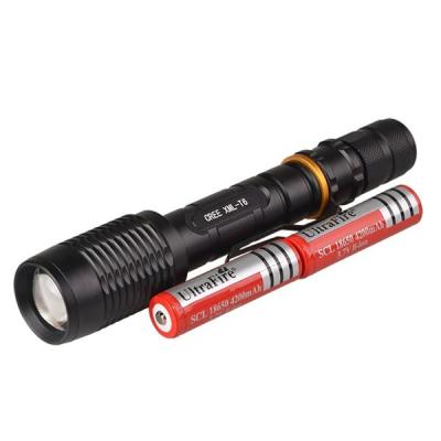 China New Arrival Camping Flashlight 1000 Lumens, Stunt Gun Focus T6 Long Beam Instant Light Rechargeable for sale