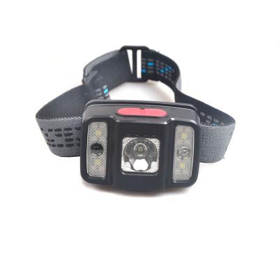 China Emergency New Topcom USB Rechargeable 5 Modes Head Torch Easy To Carry Head Torch With Motion Sensor For Camping Fishing for sale