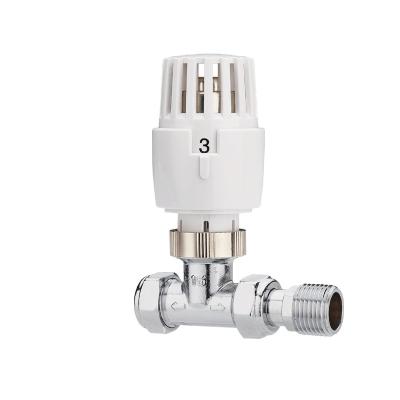 China General Baiyilun Adjustable Thermostatic Radiator Valve EN215 With Thermostat Head for sale