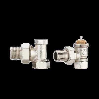 China China General Byelearn DN15 Good Quality Lockshield Thermostatic Radiator Valve Cheap Angle Heater Valve Pool for sale