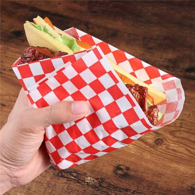 China Food Grade Waterproof Custom Logo Printed Wax Wrapping Paper Sandwich Hamburger Parchment Paper for sale