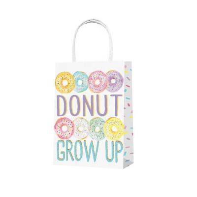 China Disposable Food Packaging Donut Pastry Oil Snack Wrapping Paper Bag Bolsa De Papel De Eco Friendly Snacks for sale