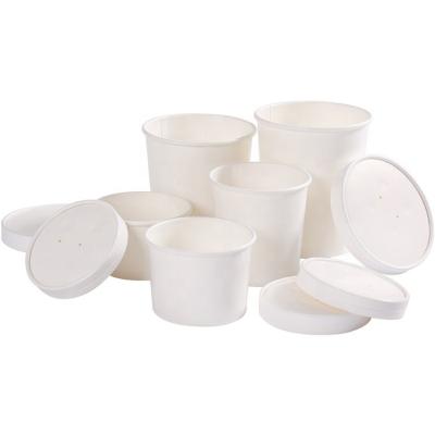 China Biodegradable Custom Printed Biodegradable White Soup Mug With Different Size for sale