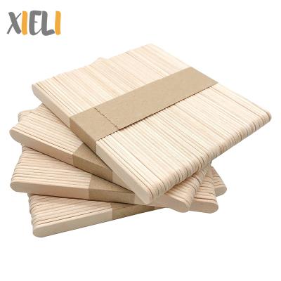 China Viable Wooden Popsicle Ice Cream Sticks Garden Label Craft Wooden Sticks For DIY Hand Craft for sale