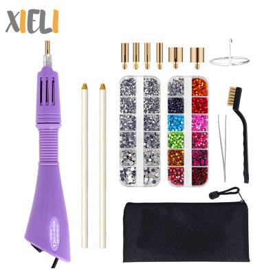 China Flatback 7IN1 DIY Craft Tools HotFix Rhinestone Applicator Wand Setter Tool Kit for sale