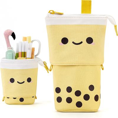 China Schools & Retractable Desks Stationery School Pencil Case Holding Pen Holder Telescopic Makeup Pouch Pop Up Cosmetics Bag Wenzhou Craft for sale