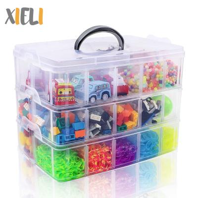 China Modern Plastic Stackable Storage Container Box Arts Opens Organizer Box for sale