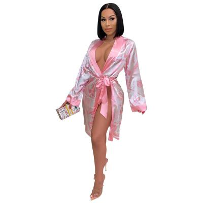 China Pajamas Maxi Robe Silver Billion Sets Silk Maxi Robes Silver Maxi Robe Women's Satin Sexy Silk High Quality QUICK DRY for sale