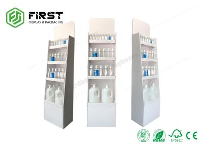 China Customized POP Cardboard Floor Standing Display Units Foldable Cardboard Floor Display for sale