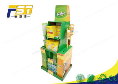 China Folding Floor Cardboard Pallet Display Custom Retail Promotion For Supermarket for sale