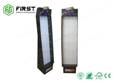 Chine Position libre Peg Hook Cardboard Floor Displays brillante/de Matte Lamination GV d'approbation à vendre