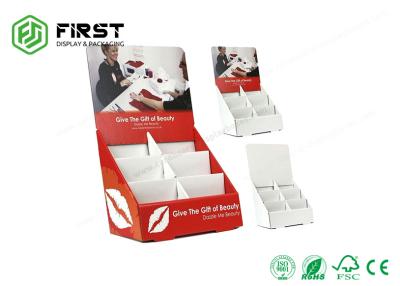 China Customized CMYK 4C Offset Printing Foldable Cardboard Counter Display Boxes for sale