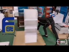 Automatic Assembly Cardboard POP Display Shelf