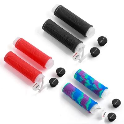 China New Quick Release Install Bicycle Grips Anti-Slip Innovative Silicone Pull Out Quick Install Mountain Road Bike Handlebar Cover 130mm 3 Colors for sale