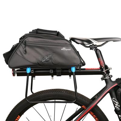 China Bike Rainproof Bag Road Mountain Bicycle Waterproof Trunk Bags Tail Rack Double Side Travel Recycling Luggage Carrier Rear Pannier Pack for sale