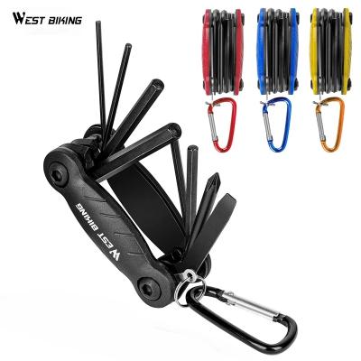 China 8 in 1 Multifunctional Bicycle Repair Tools Multifunction S2 Kit Steel 8 in 1 MTB Road Bike Wrench Screwdriver Hex Cycling Repairing Set for sale