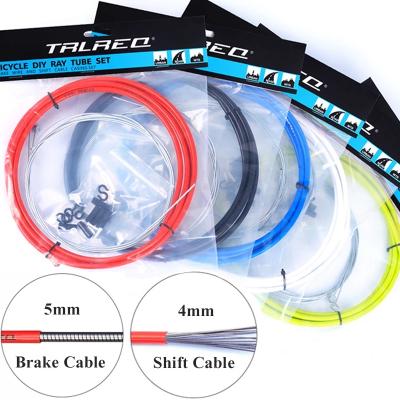 China Universal Sun Pad Brake / Shift Cable&Housing Group Sets For MTB Bike Road Bicycle Derailleur / Shift Gear Brake Kits Cable Line Tube Pipe for sale