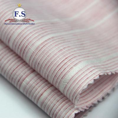 China Dobby Dobby Stripe 100 Linen Fabric With Wide Width for sale