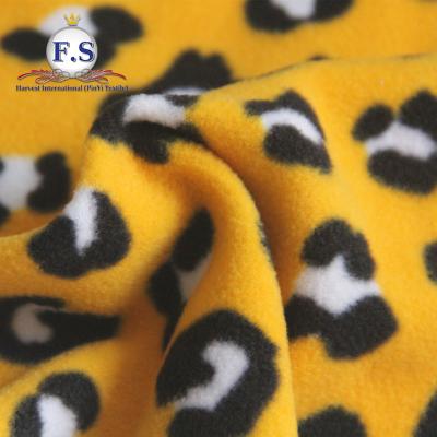 China Anti Pill 100% Polyester Weft Knit Fleece Fabric For Printed Sportswear for sale