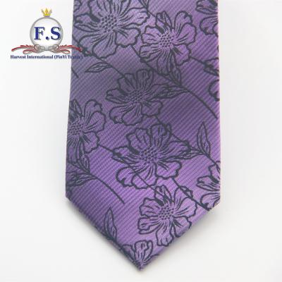 China high end pattern silk men's flower neckerchief tie PST-026 for sale