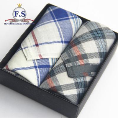 China Wholesale Dobby Men Cotton Cloth Handkerchief for sale