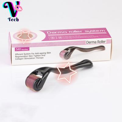 China Blood Vessels Removal Peel RejuvenationBeauty Skin Care Micro Facial Needles Microneedle Derma Roller Titanium 540 for sale