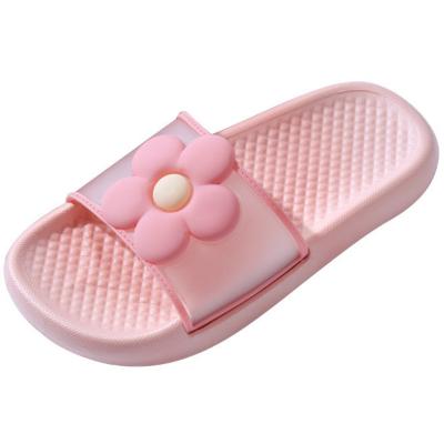 China Dropshipping Lightweight Custom Logo 2022 Summer Parent-child Cute Non-slip Slippers Non-slip Bathroom Indoor Slippers for sale