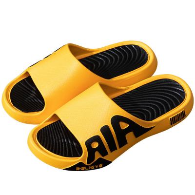 China EVA Dropshipping Custom Logo 2022 New Men's Slippers Bathroom Sports Shoes Men Shape Slides Sports Slippers for sale