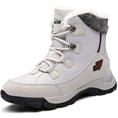 China Cushioning Custom Dropshipping Logo Unisex Outdoor Snow Boots Climbing Shoes Waterproof Warm Winter Boots Size 35-47 for sale