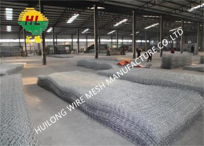 China Galvanized Iron Gabion Basket Wire Mesh 1m-2m Width For Landscape Construction for sale