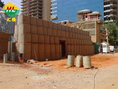 China Mil 1 Mil 3 Hesco Barrier Retaining Wall Earth Filled Te koop