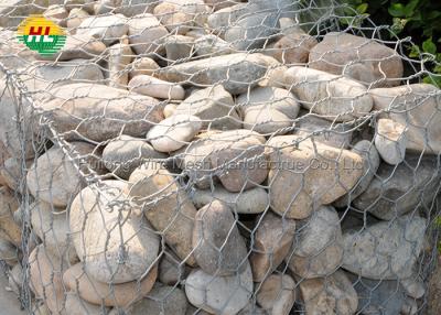 China Malla de alambre hexagonal 3m m de Gabion de la torsión doble para las defensas costeras en venta