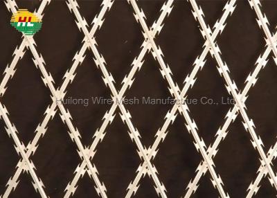 Chine grillage en accordéon soudé pointu de rasoir de 2.8mm, rasoir Mesh Fence With Firm Structure à vendre