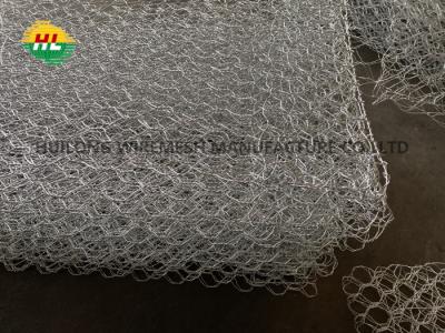 China Zware Gegalvaniseerde Draad Mesh Gabion 8x10cm Mesh Wire 2.7mm Randdraad 3.4mm Te koop