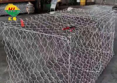 Κίνα καλάθι Gabion ανοιγμάτων 2*1*1m 80*100mm με τους βράχους προς πώληση