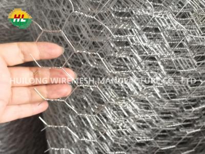 China Galvanized Steel Hexagonal Wire Netting 1.2x25x0.9mm for sale