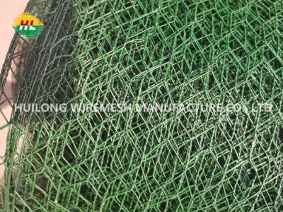 China Groen Vinyl Met een laag bedekt Kippegaas die 1.2x13x0.7mm met Hexagonaal Mesh Hole opleveren Te koop