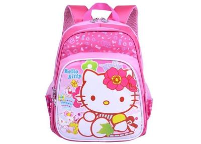 China Los bolsos de escuela arriba elásticos del gatito de la prenda impermeable hola embroman las mochilas personalizadas en venta