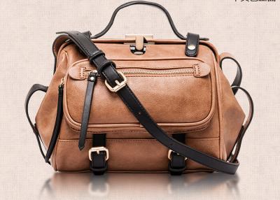 China Western Style Fashion Ladies Handbags , retro leather motorcycle bag  large capacity for sale