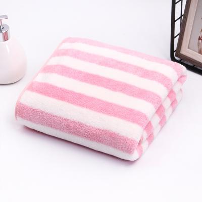 China Retail Towels Fade Resistant Coral Korean Microfiber Fleece Towel Soft Absorbent Quick Dry Custom Wholesale Child Safe Microfiber for sale