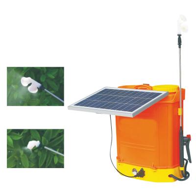 China Ezone Liquid Agriculture Sprayer 16L Backpack Solar Panel High Quality Pesticide Sprayer for sale