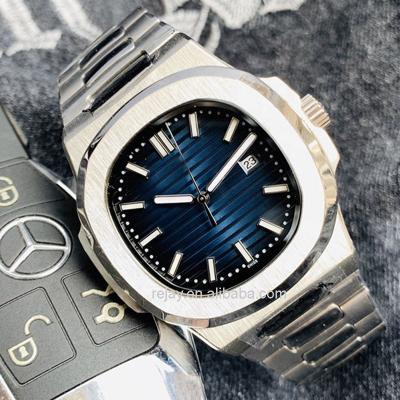 China Luxury blue dial stainless steel day/date automatic mechanical movement men's watches pp Rose Gold 316L 5711 wristwatches for sale