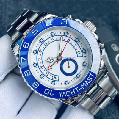 China Hot Sale Mens Watch Day/Date Automatic Ceramic Bezel Mens Stainless Steel Watches Sapphire Glass YACHT Male Master Wristwatch for sale