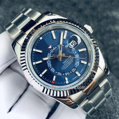 China Full Colors Day/Date 22 Watches 42mm Men's Watches Sapphire Luminous Sky Calender Stainless Steel Automatic Mechanical Wristwatches for sale