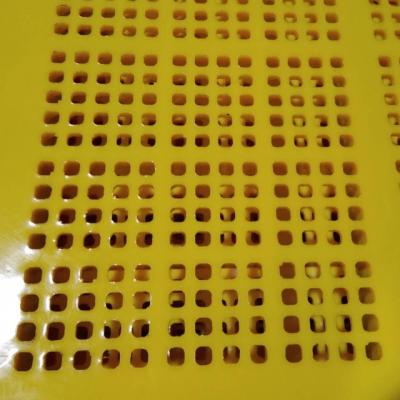 China Factory direct sale vibrating screen mesh polyurethane screen plate PU dewatering sieve separation and classification for mining gravel for sale