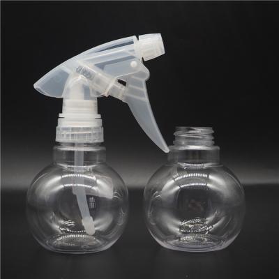 China Wholesale Hairspray Ball Shaped 150ml 300ml Clear Plastic Atomizador Spray Trigger Sprayer For Bottle for sale