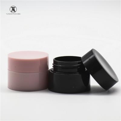 China Round 5ml Empty Body Lotion Small UV Gel Jar PP Container Plastic 5gm Cosmetic Containers For Sample for sale