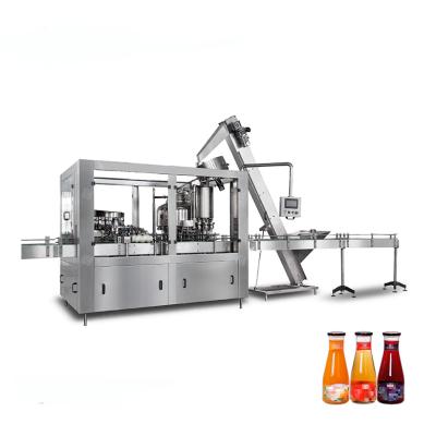 China Beverage Factory Price Automatic Glass Bottle Carbonated Fruit Juice Filling Machine for sale